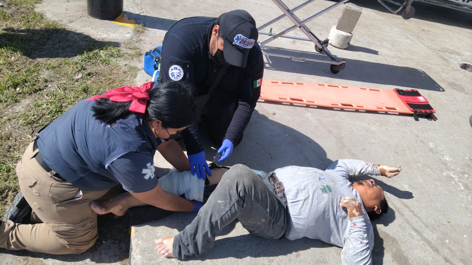 PINTORE REYNOSENSE CAE DE ANDAMIO