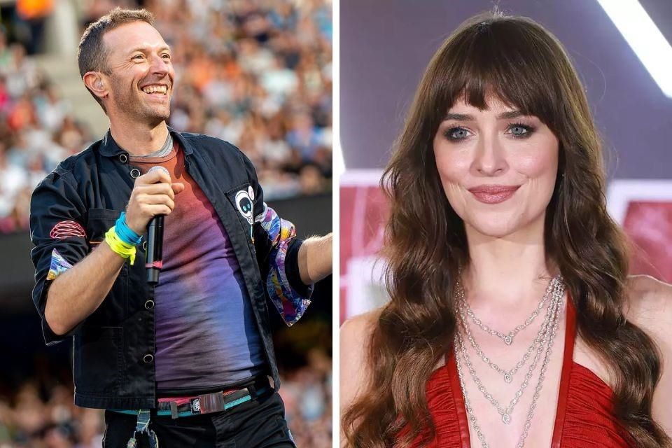 Se comprometen Chris Martin y Dakota Johnson