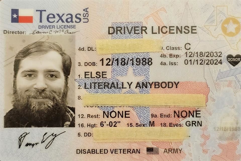 Hombre de Texas se nombra ‘Cualquier Otro’ para postularse presidente, tras insatisfacción