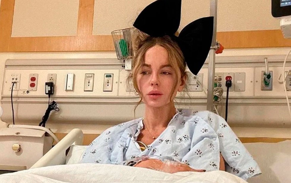 Festeja Kate Beckinsale la Pascua desde el hospital