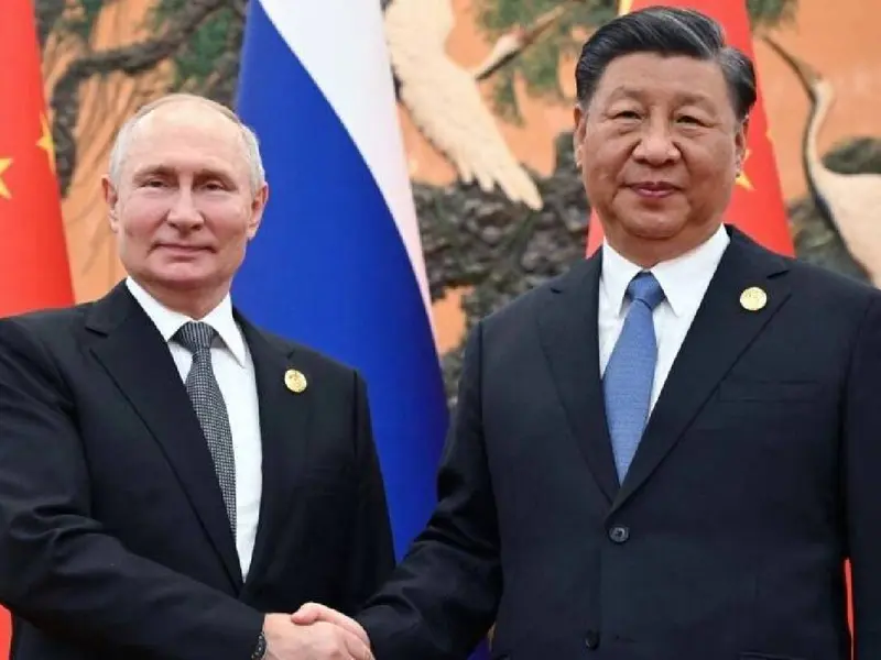 Vladimir Putin llega a China