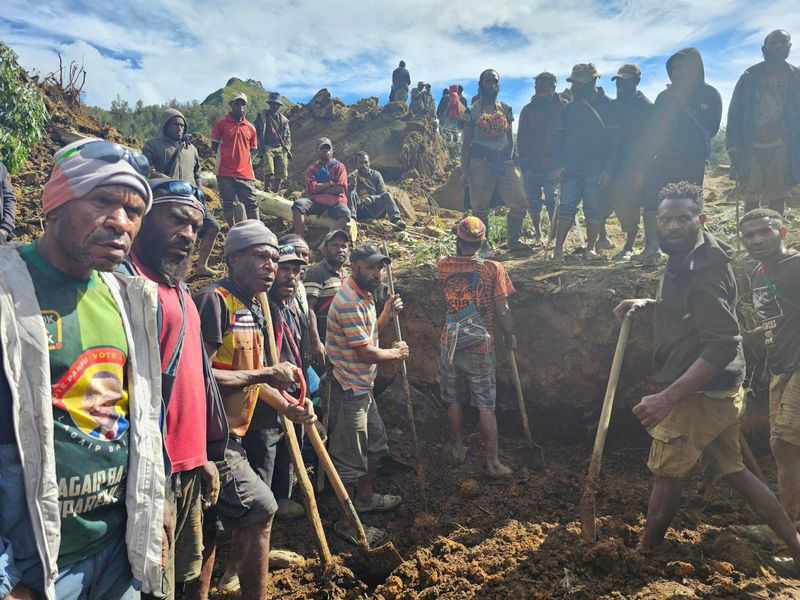 Causan terror 2 mil víctimas sin vida tras el deslizamiento en Papúa Nueva Guinea