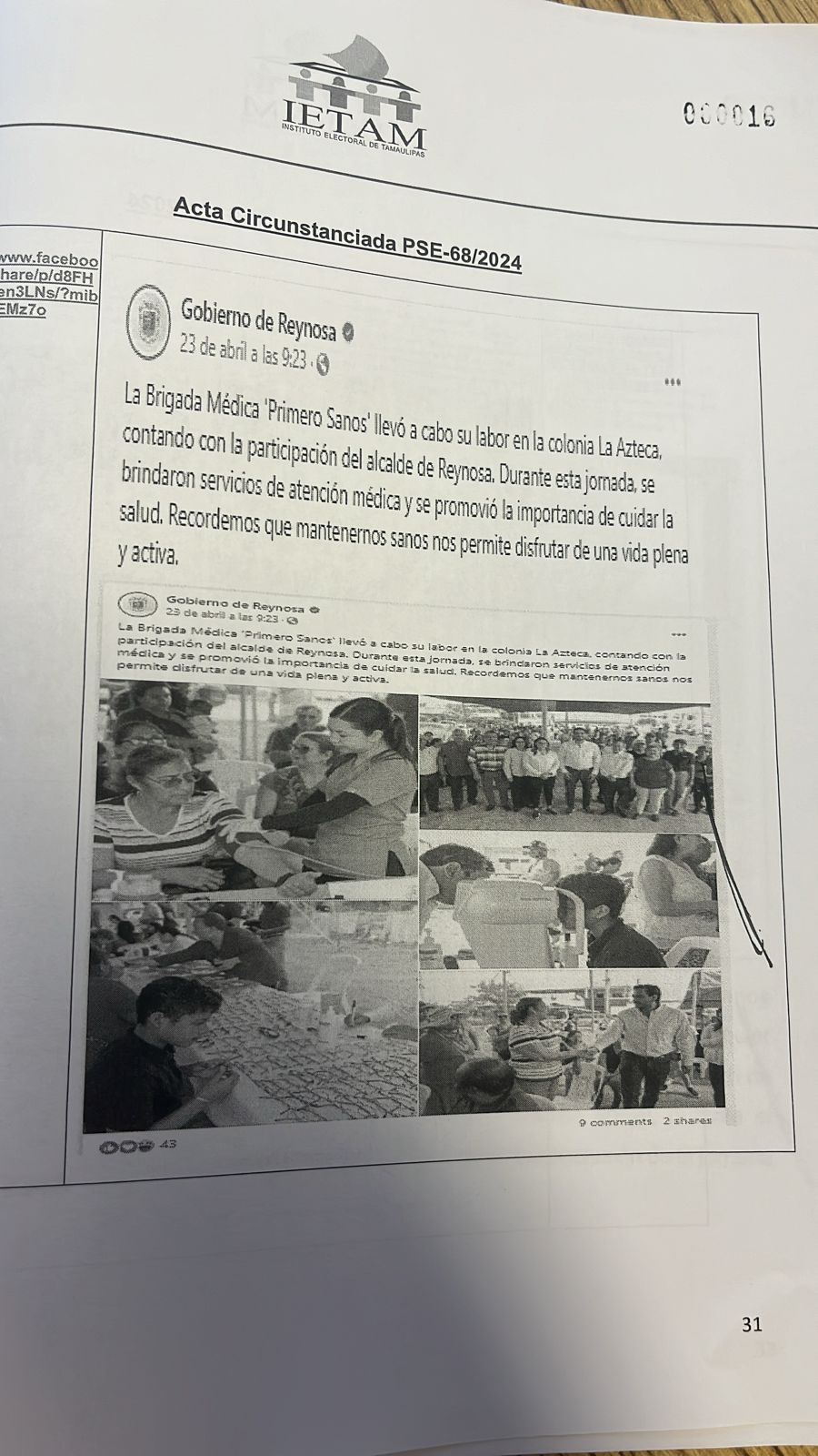 IETAM dicta medidas contra Carlos Peña por uso de recursos públicos