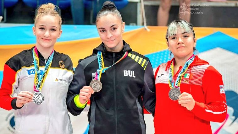 Alexa Moreno se lleva bronce en la Copa del mundo de gimnasia