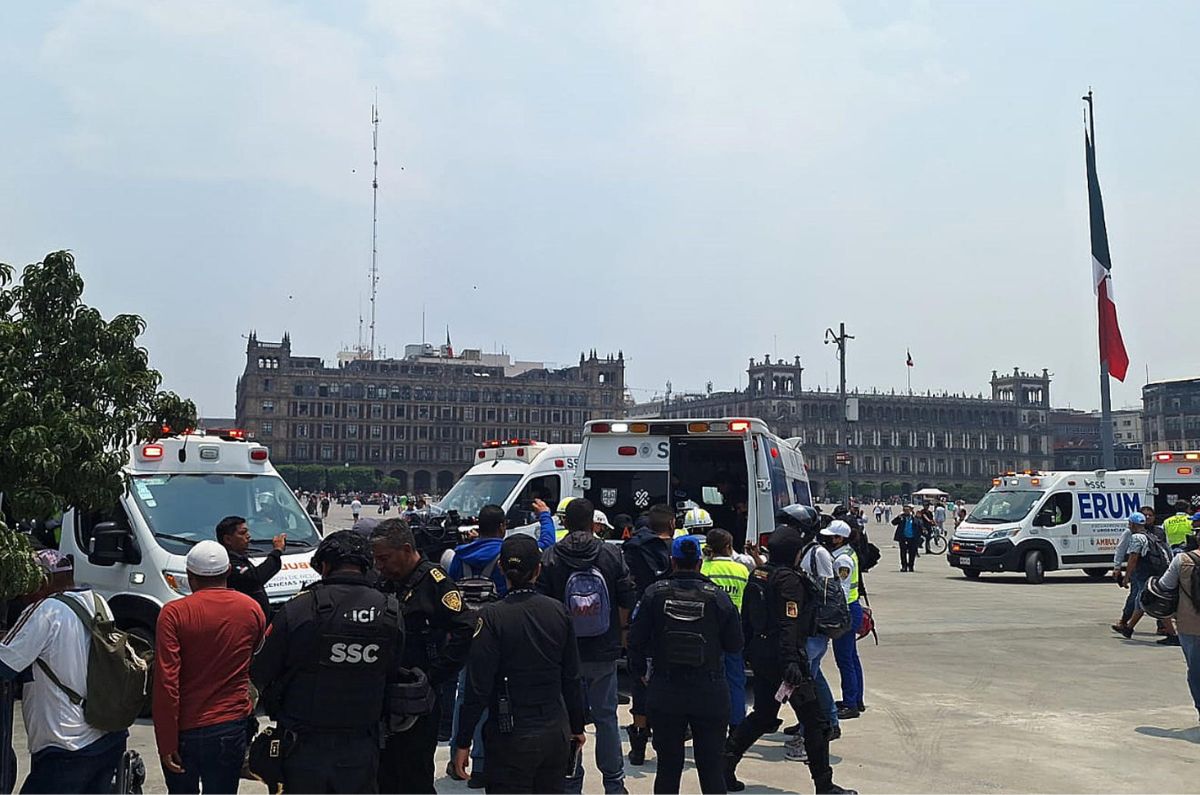 26 policías heridos por ataque a Palacio Nacional