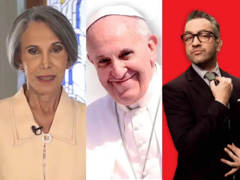 Florinda Meza y Chumel Torres hablan de su reunión con el Papa Francisco