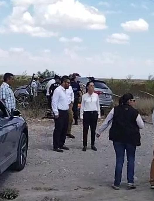 Comitiva de Sheinbaum sufre accidente en Coahuila