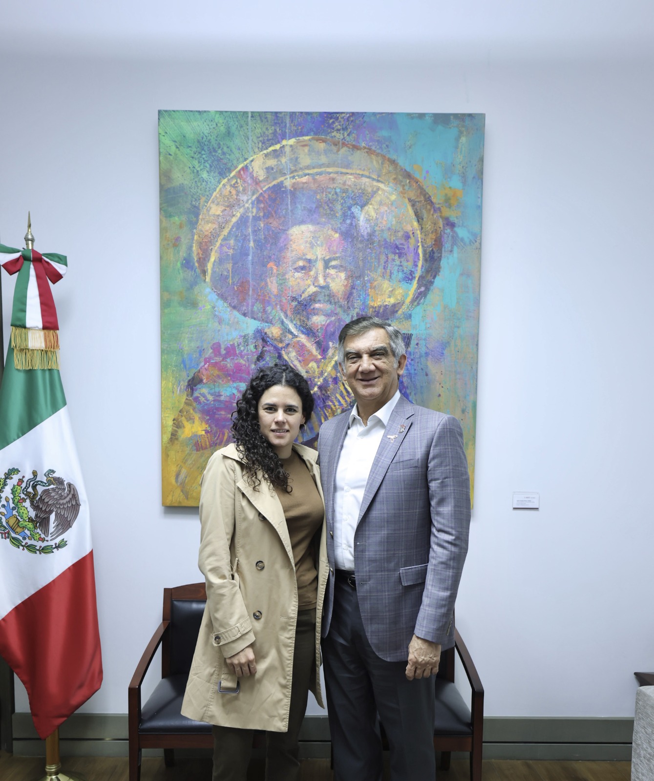 Américo Villarreal y Luisa María Alcalde revisan daños que dejó “Alberto”