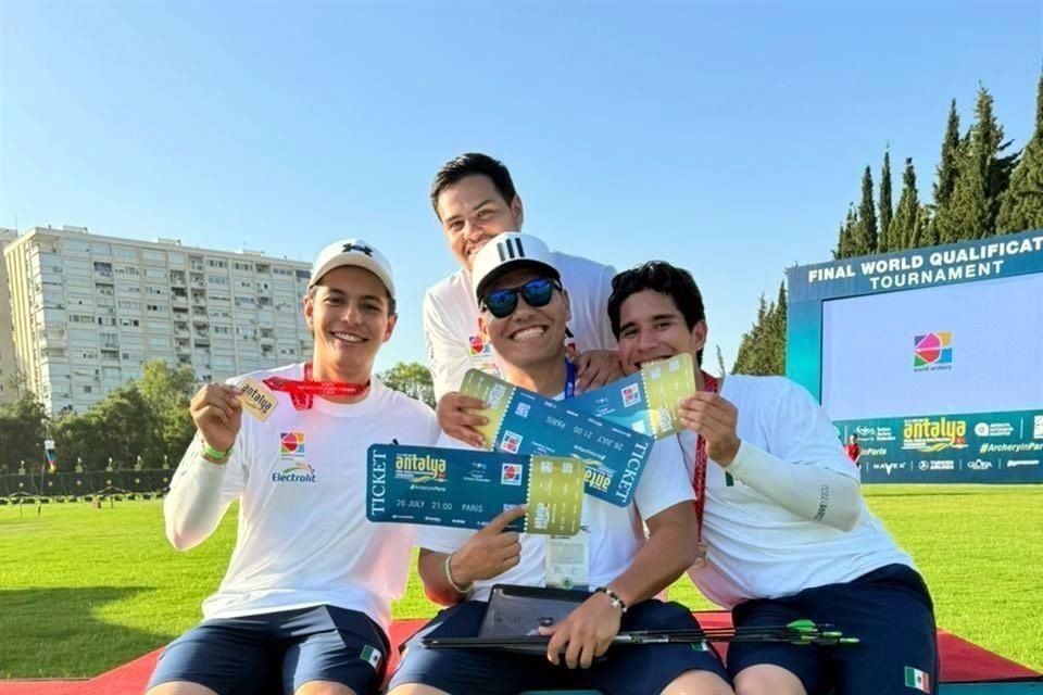 Arqueros mexicanos ganan oro y clasifican a París 2024