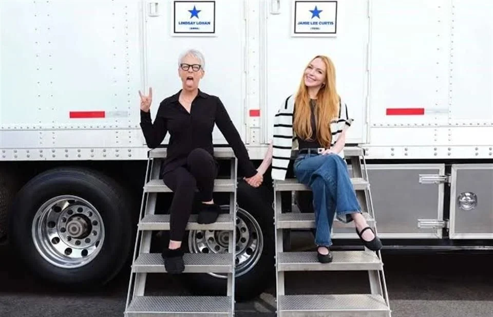 Lindsay Lohan y Jamie Lee filman ‘Un Viernes de Locos 2’