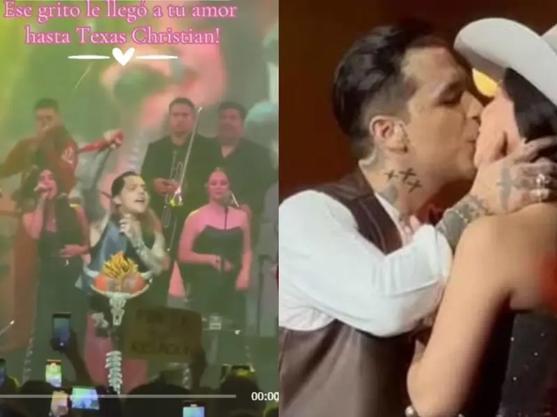 Nodal dedica ‘Dime cómo quieres’ a Ángela Aguilar en concierto