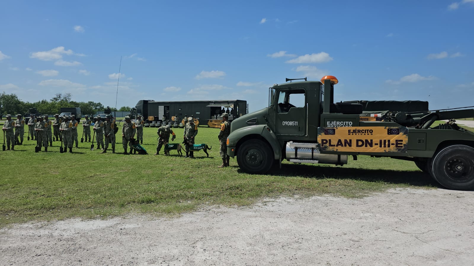 Activa acciones preventivas del Plan DN-III-E ante llegada de Beryl a Matamoros.