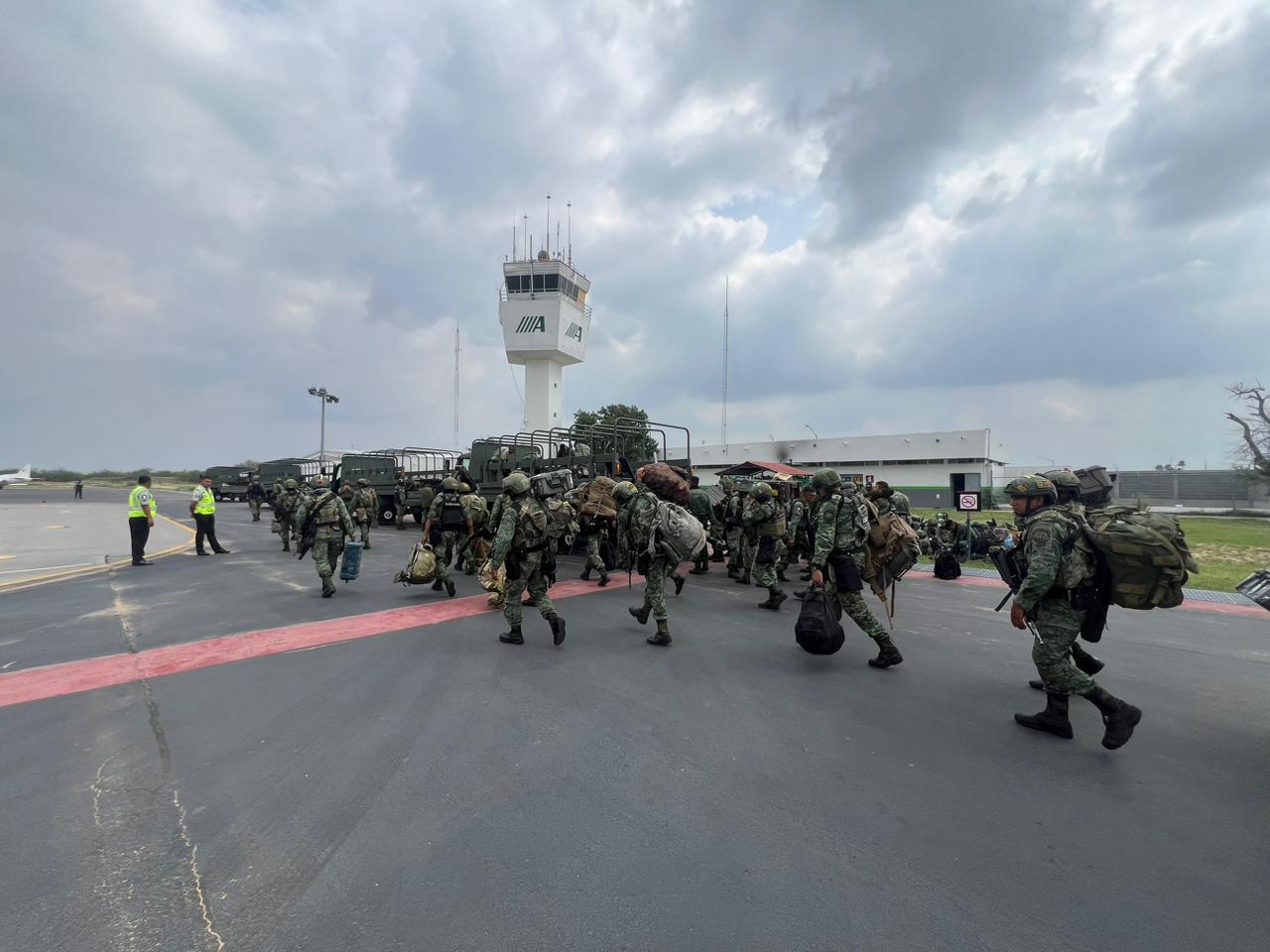 Miembros de élite del Cuerpo de Fuerzas Especiales refuerzan seguridad en Nuevo LaredoTamaulipas