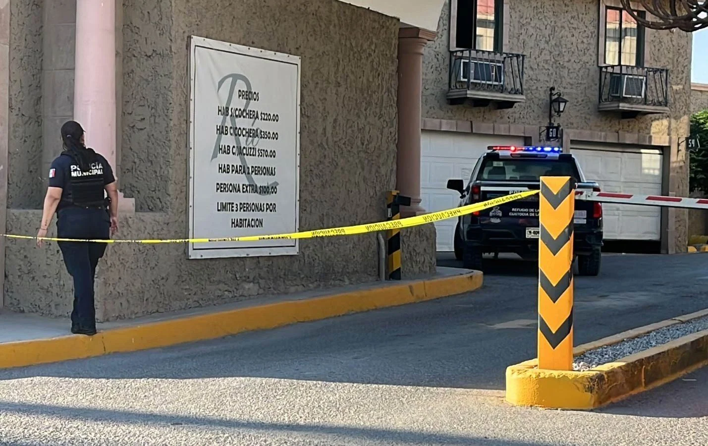 Hallan a pareja muerta en cuarto de motel