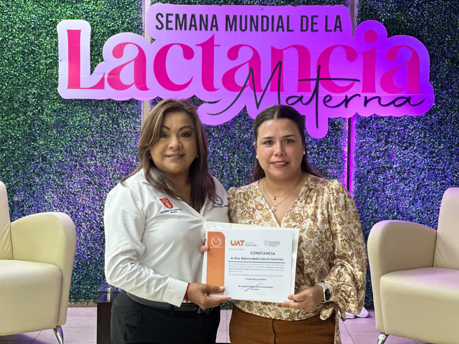 Participa SST en actividades de la UAT para promover lactancia materna