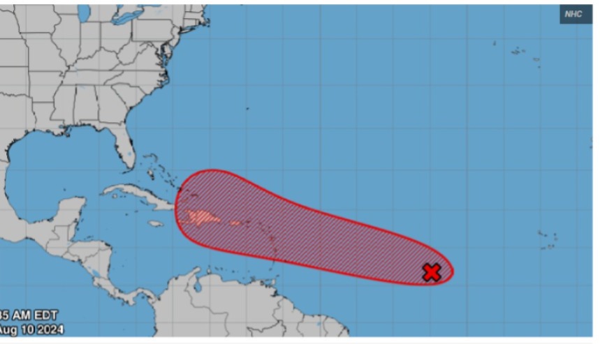 Se forma la onda tropical Invest 98L en el Atlántico