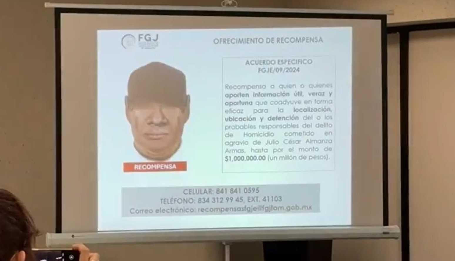 OFRECEN UN MILLÓN DE PESOS PARA DAR CON LOS ASESINOS DE JULIO ALMANZA