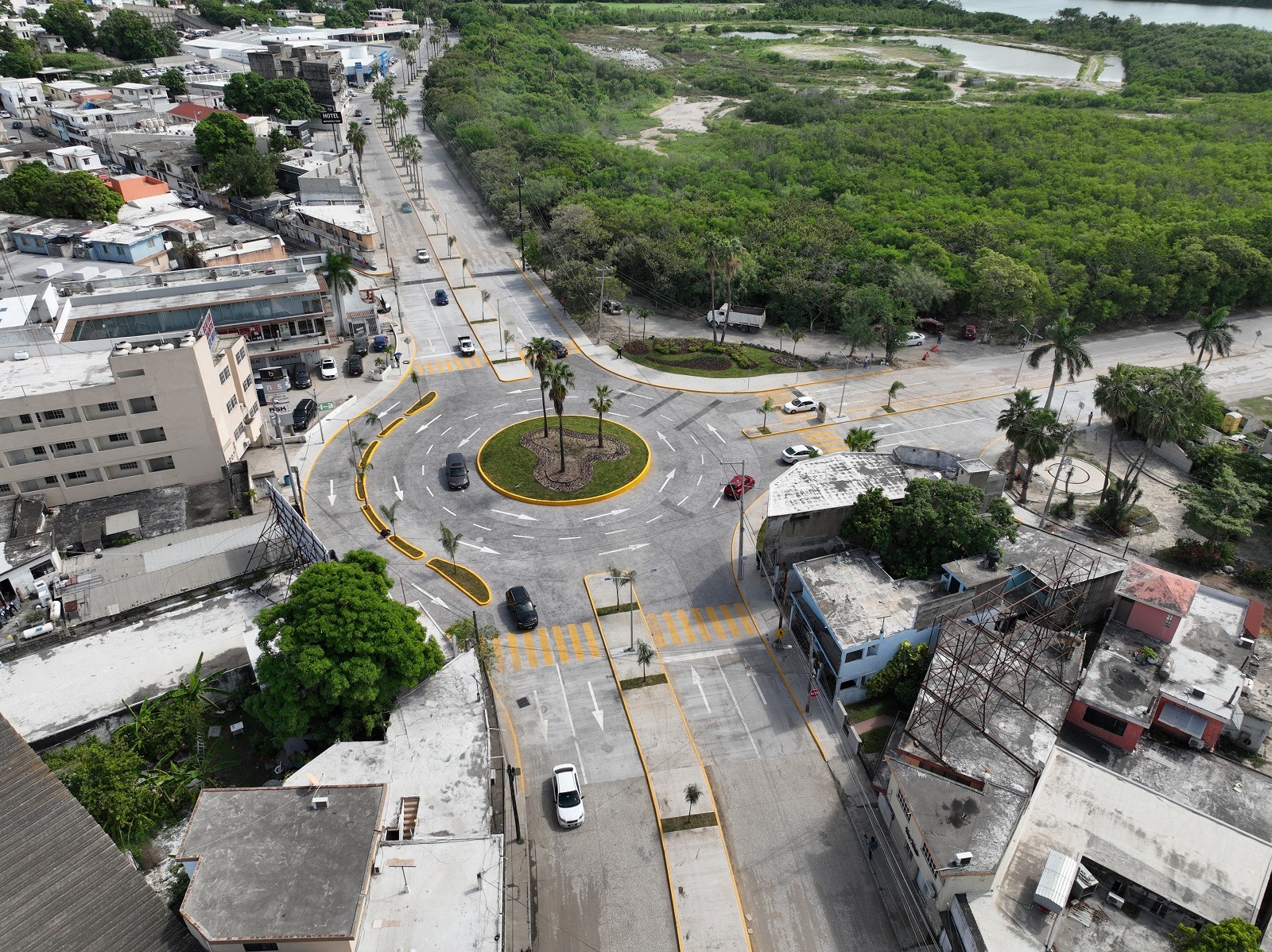 Gobierno de Américo construye Glorieta Bicentenario en Tampico
