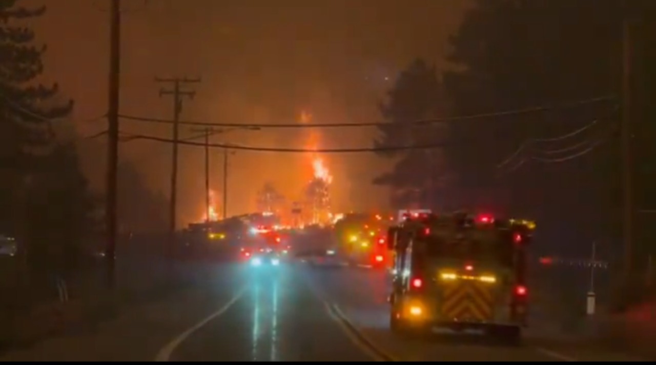 Incendios forestales arrasan sin control el sur de California