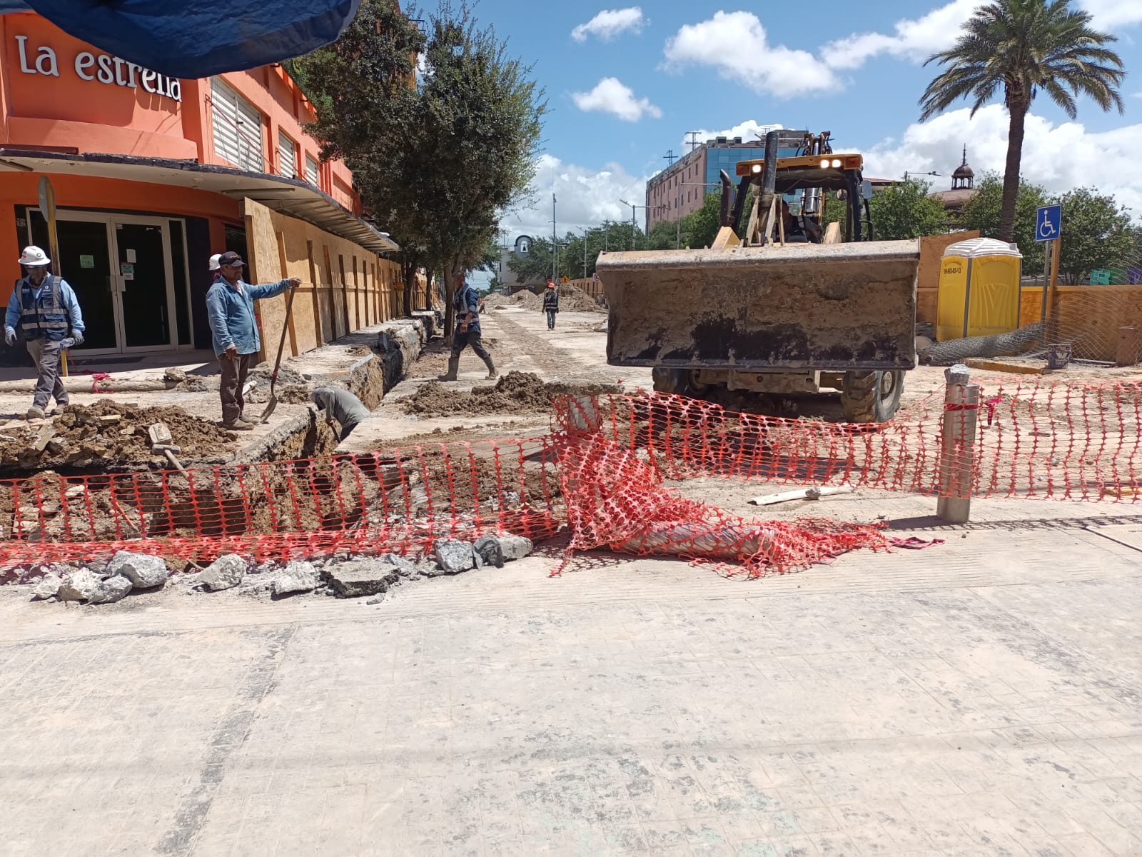 Remodelación de la plaza principal de Reynosa afecta hasta a la Virgen de Guadalupe: Canaco Reynosa