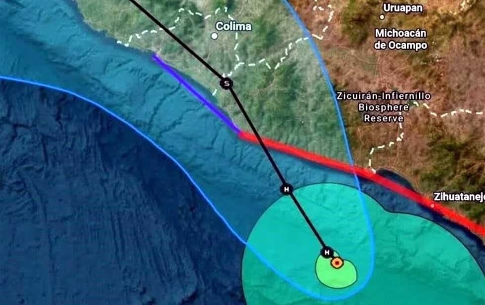 Activan alerta roja para costa de Michoacán