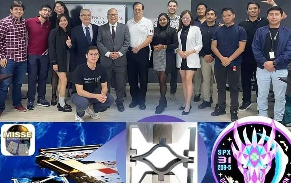 Jóvenes científicos de MAT X SPACE crean mecanismo biomimético que será lanzado el 30 de octubre