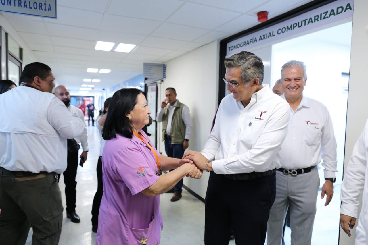 Entrega Américo tomógrafo al Hospital Infantil de Tamaulipas