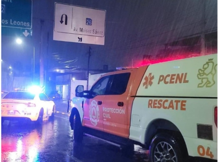 Fuerte lluvia en NL deja tres muertos y varias zonas inundadas