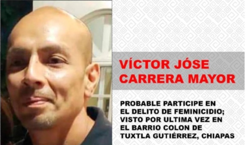 Identifican y ofrecen recompensa para capturar al presunto feminicida de Liliana