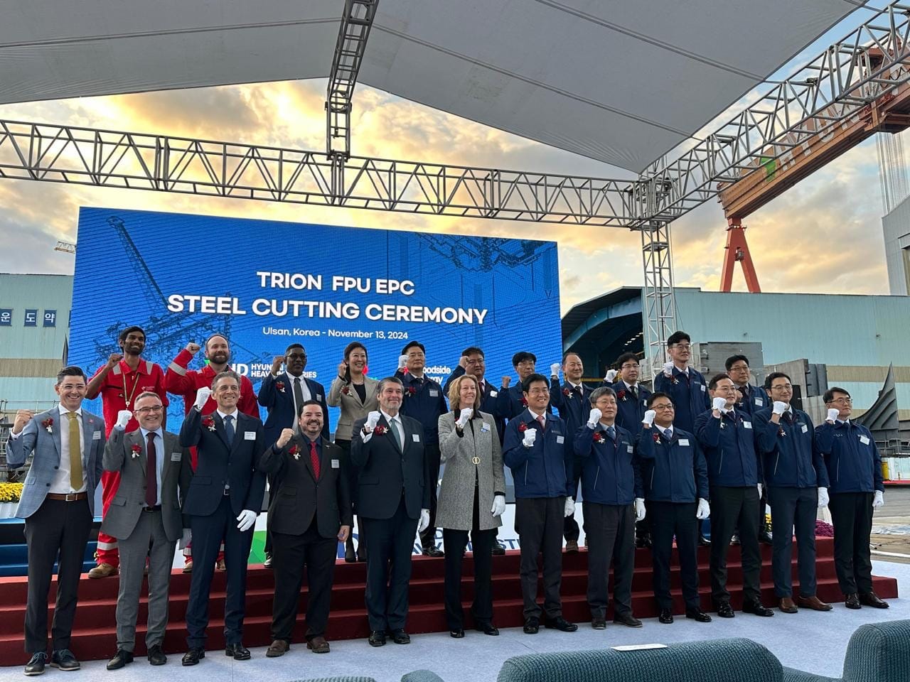 Arranca en Corea construcción de plataforma marítima de producción destinada a Tamaulipas