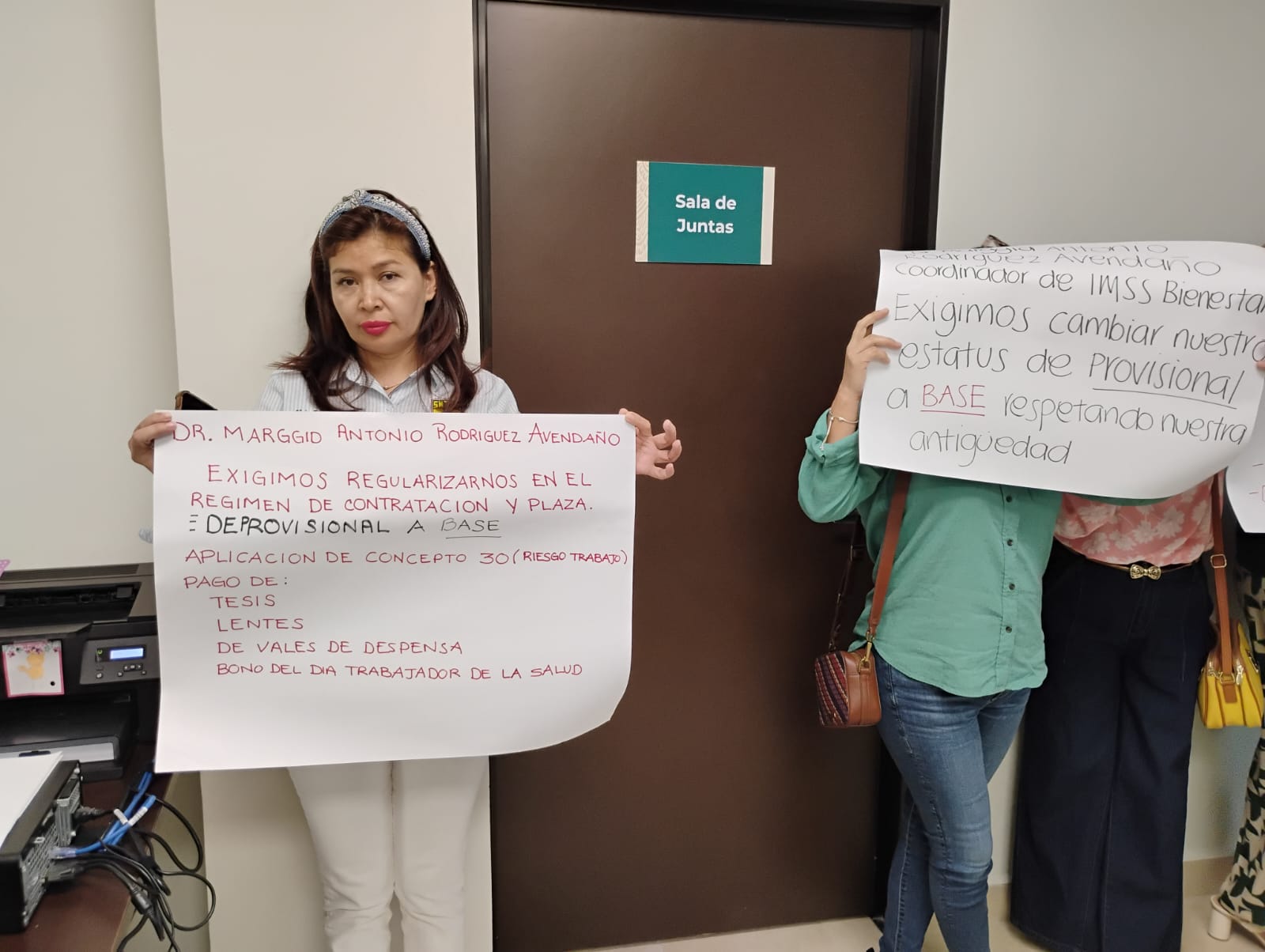Trabajadores del Hospital General toman las instalaciones solicitan liberación de recursos