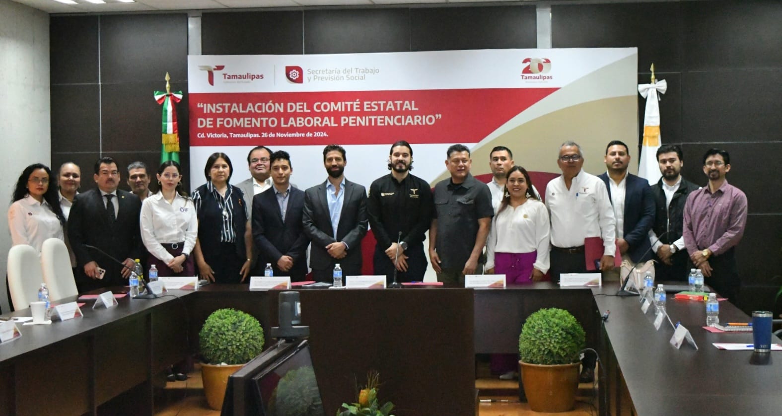 Instala Tamaulipas Comité Estatal de Fomento Laboral Penitenciario