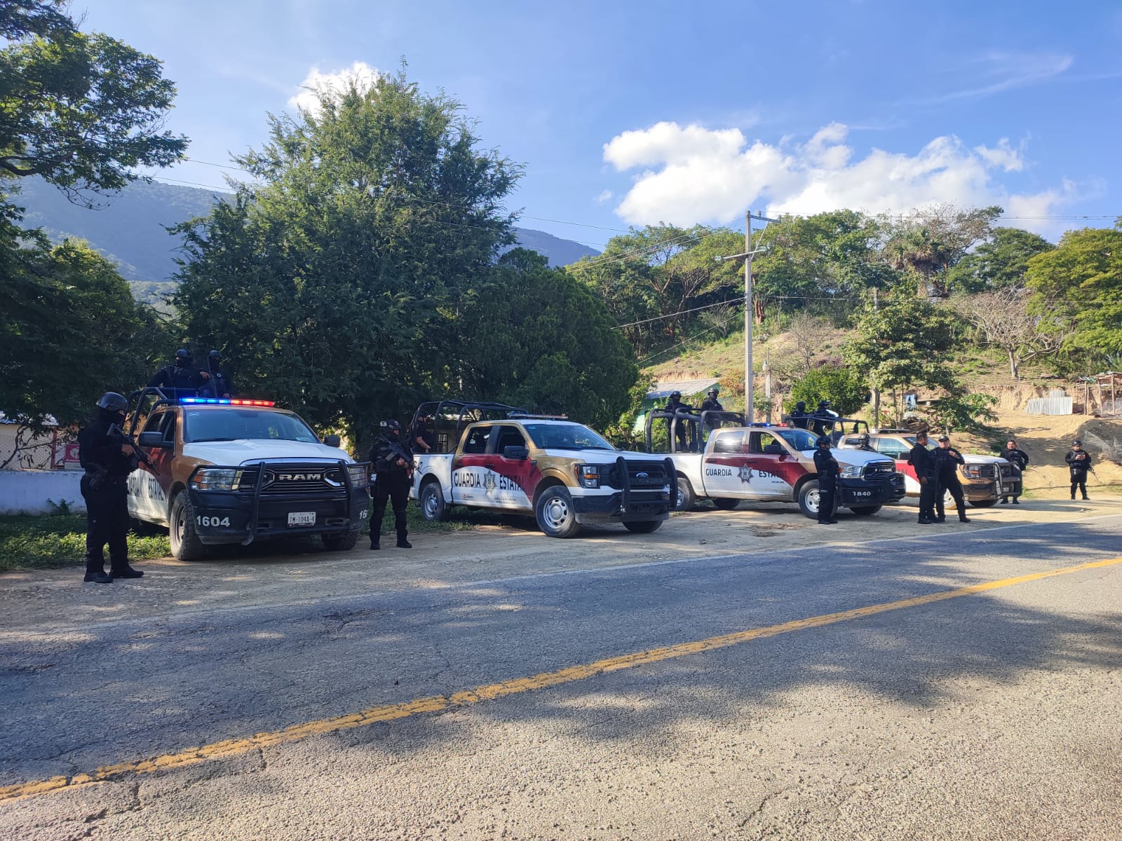 Participa Guardia Estatal en operativos interinstitucionales de vigilancia en carreteras