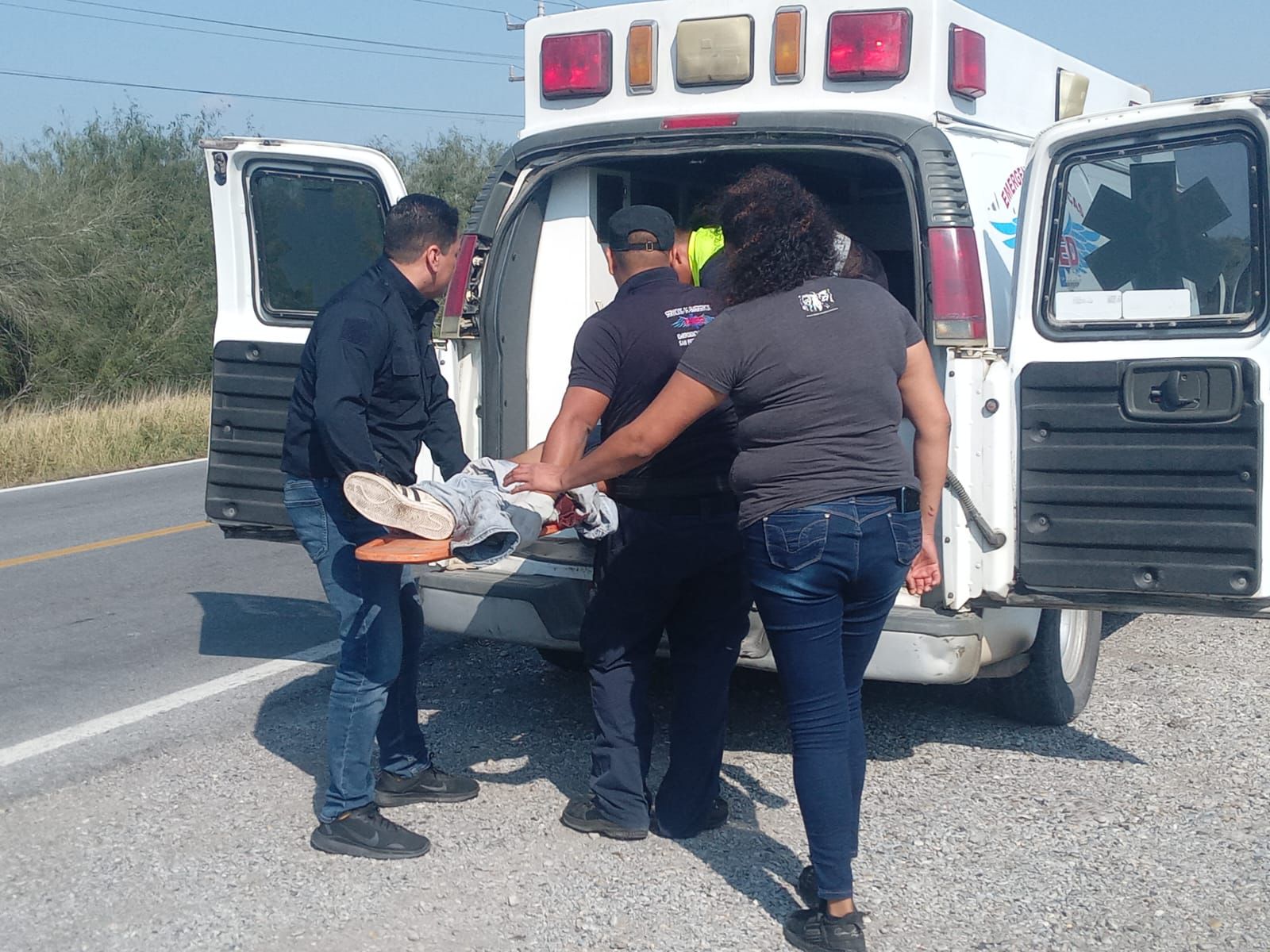 Por bajar sandias en la “Y” un residente del ejido la Lomita lo atropellan y dejan mal herido en San Fernando