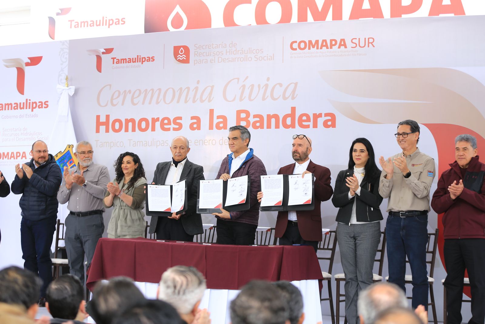 Acuerdan Estado e industriales tratar aguas residuales en el sur de Tamaulipas