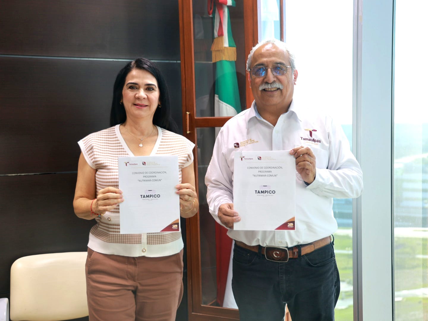 Firma Desarrollo Rural convenio del programa Nutrimar-Común con Tampico