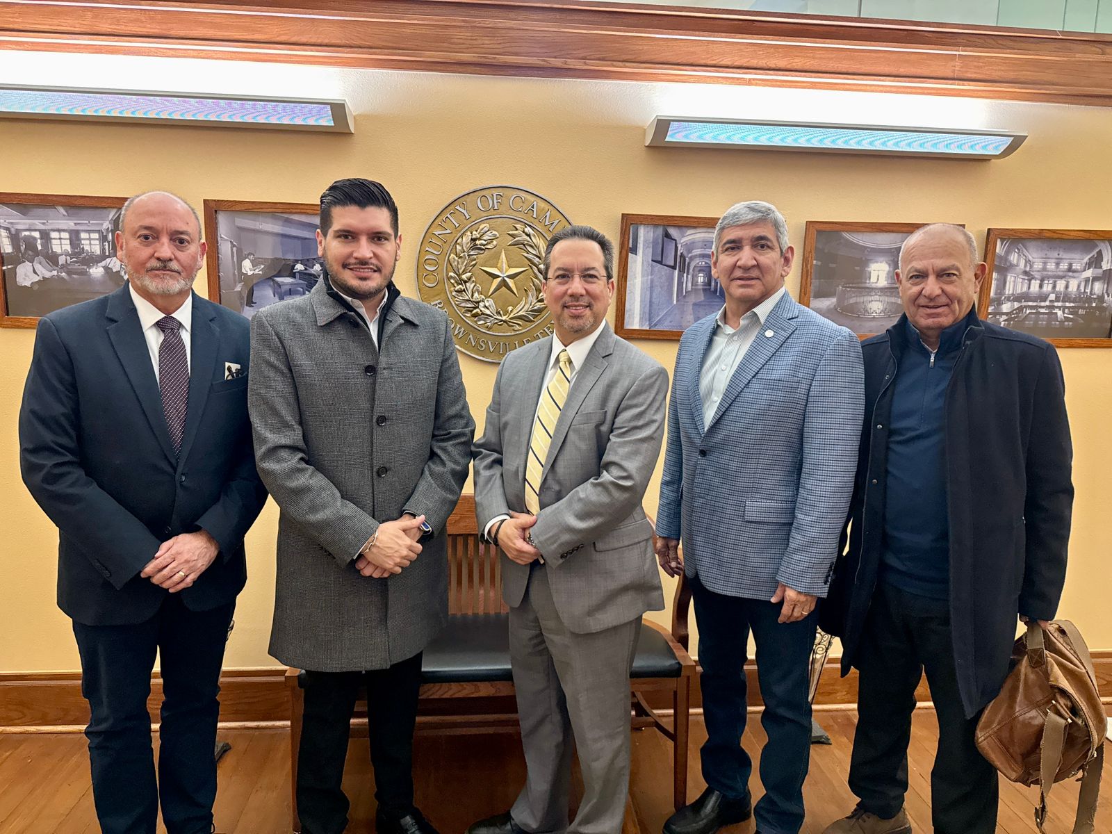 Se reunió Alberto Granados con Eddie Treviño Jr. juez del Condado de Cameron