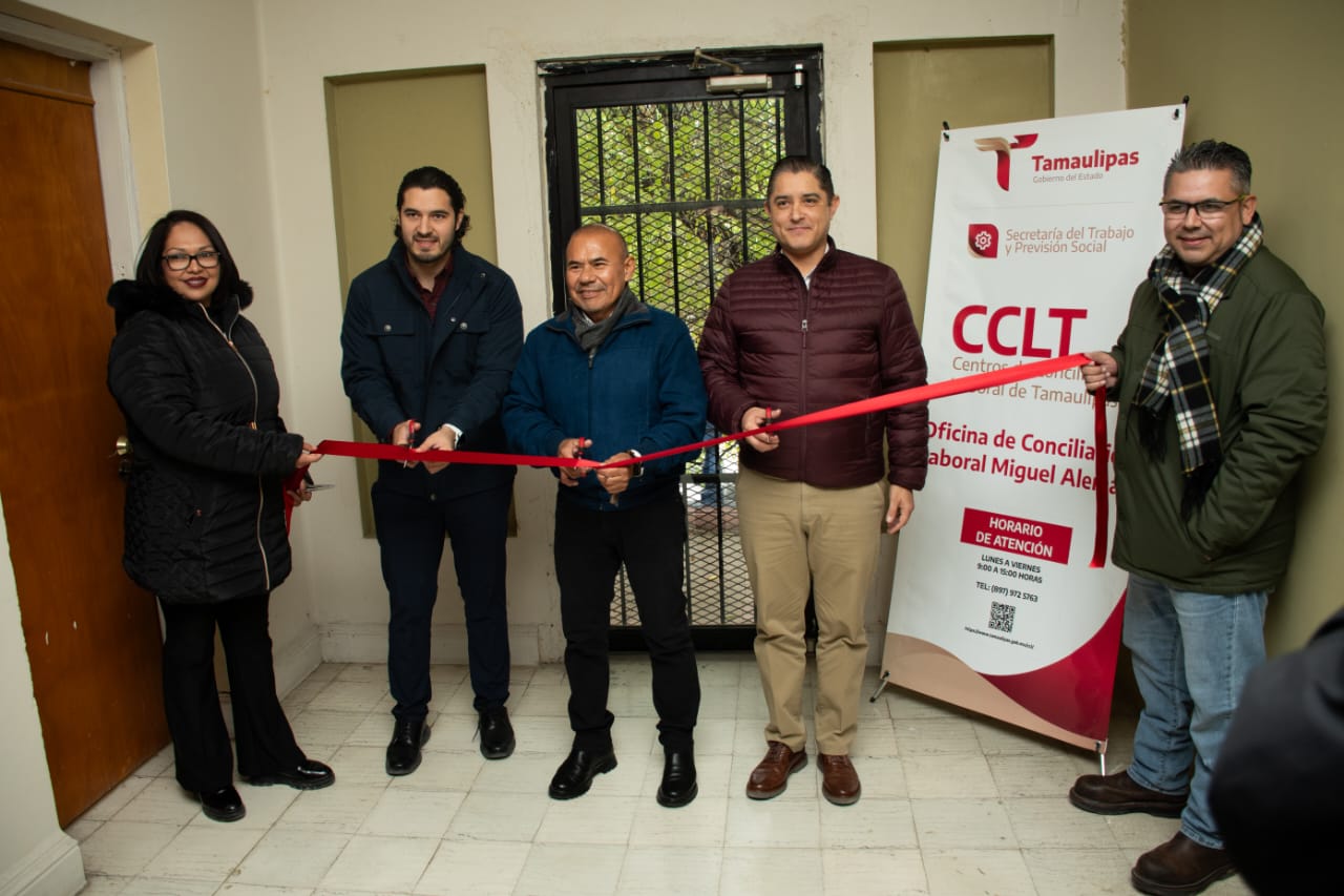 Inauguran Oficina Regional del Centro de Conciliación Laboral en Miguel Alemán