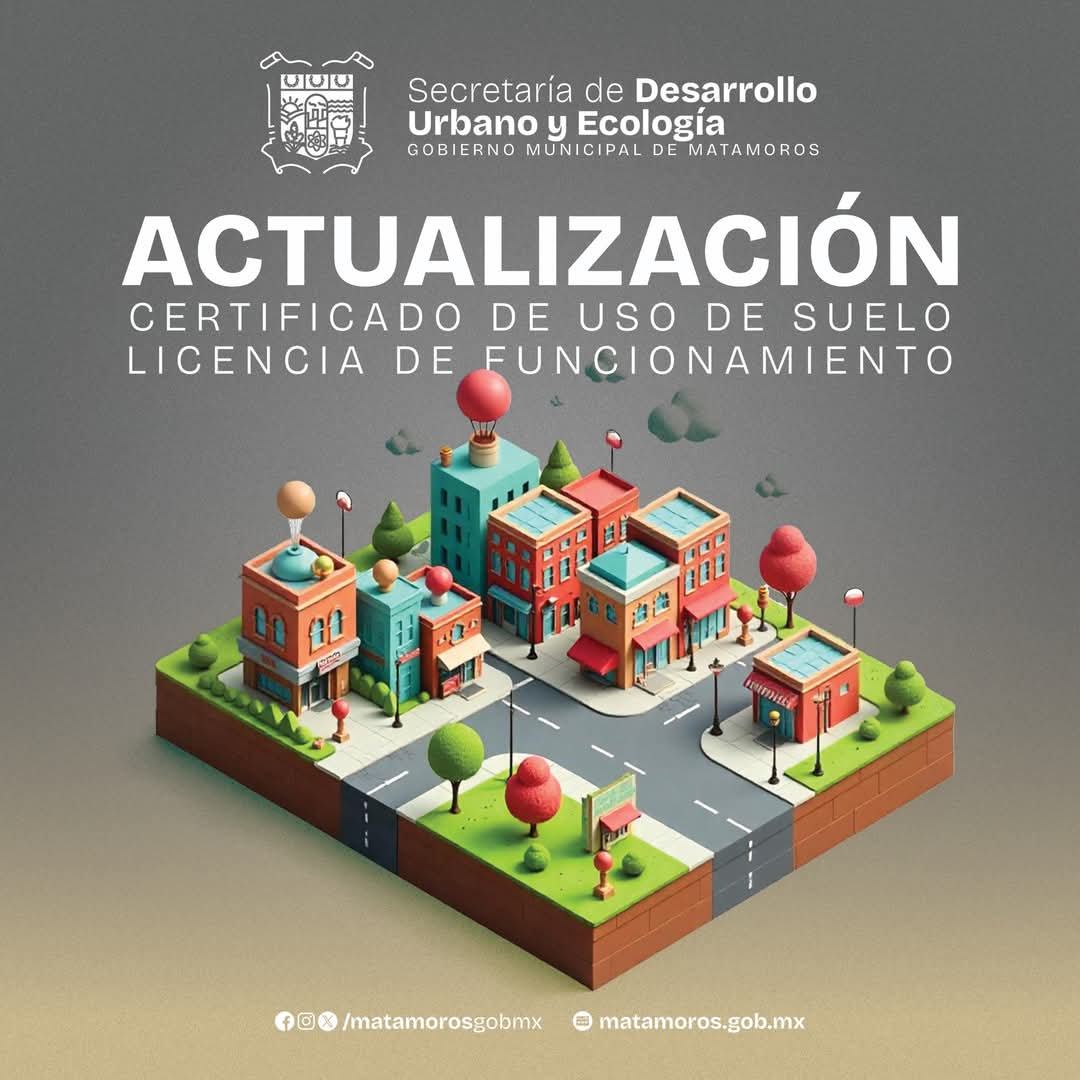 Invitan a tener vigente Certificado de Uso de Suelo y Licencia de Funcionamiento