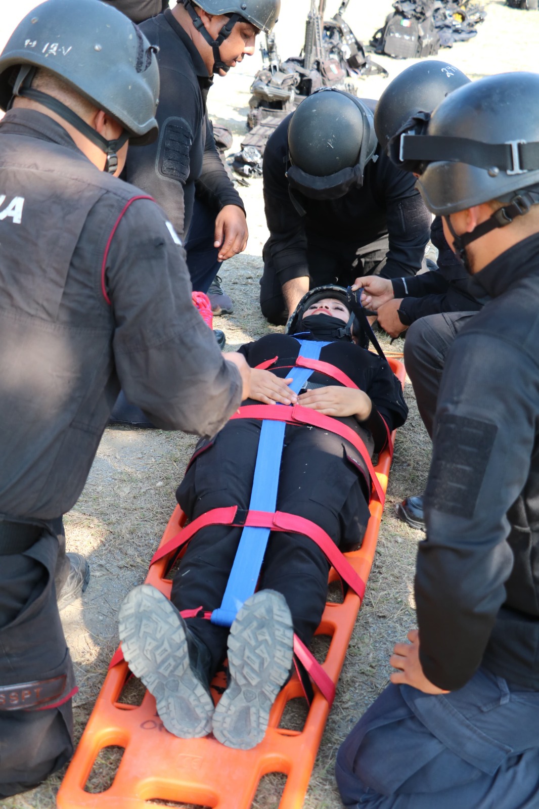 Reciben Policías de la Guardia Estatal capacitación en atención prehospitalaria