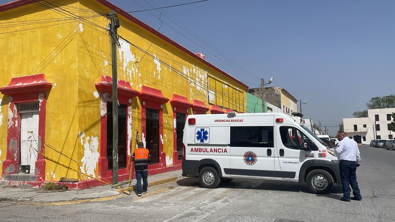 Acordona PC San Fernando poste a punto de caer y Telmex brilla por su ausencia
