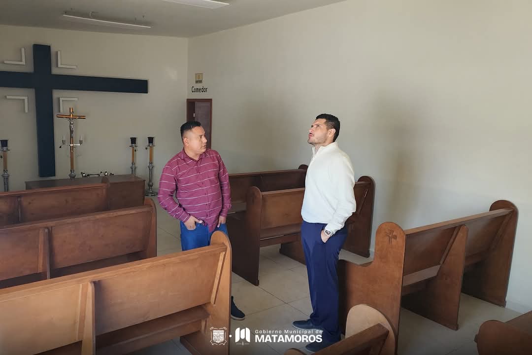 Beto Granados supervisa trabajos de mantenimiento en la Funeraria Municipal