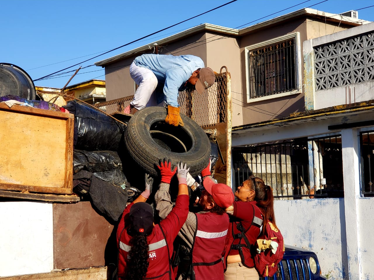 Gobierno de Matamoros impulsa programa de descacharrización en la Buenavista