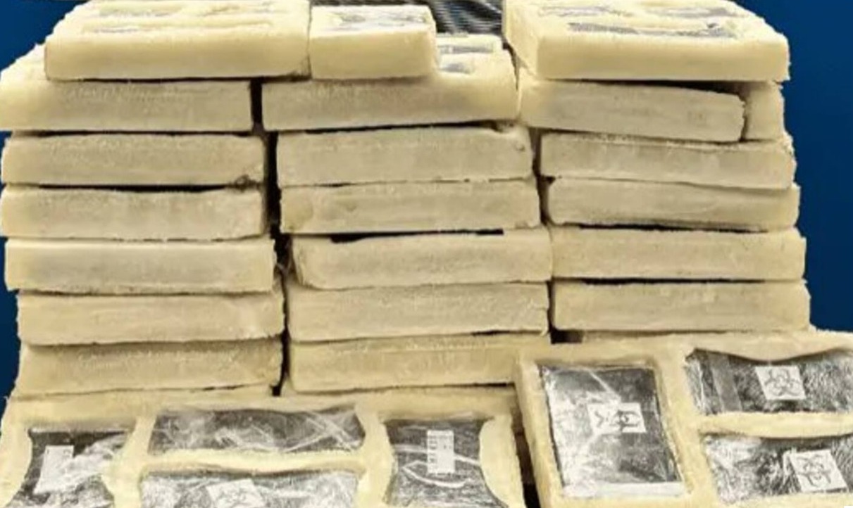 Aduana de EU decomisa 124 kilos de cocaína en cruce fronterizo con Tamaulipas