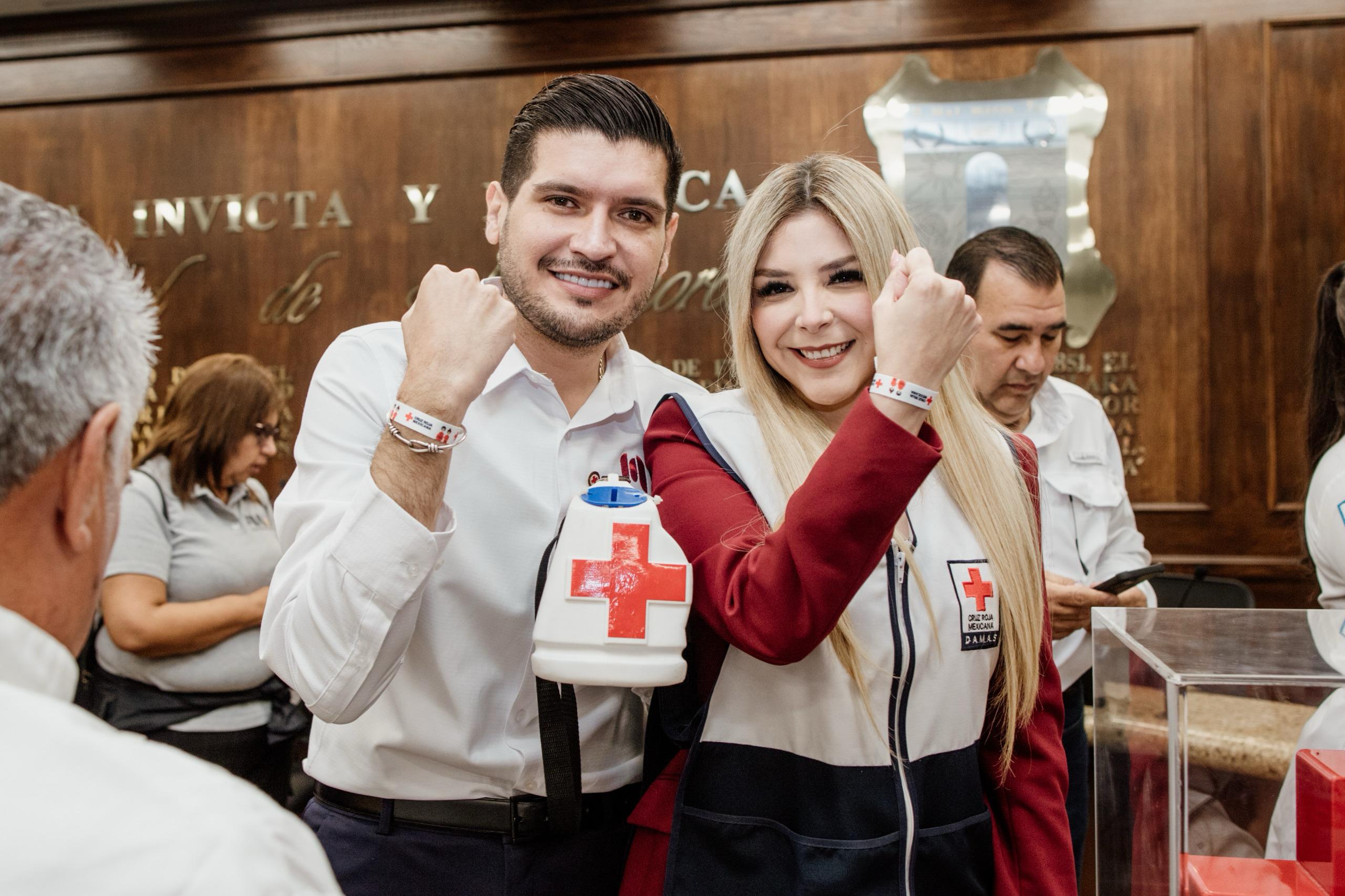 Nombran a Anita Granados Presidenta Honoraria de la Cruz Roja Matamoros