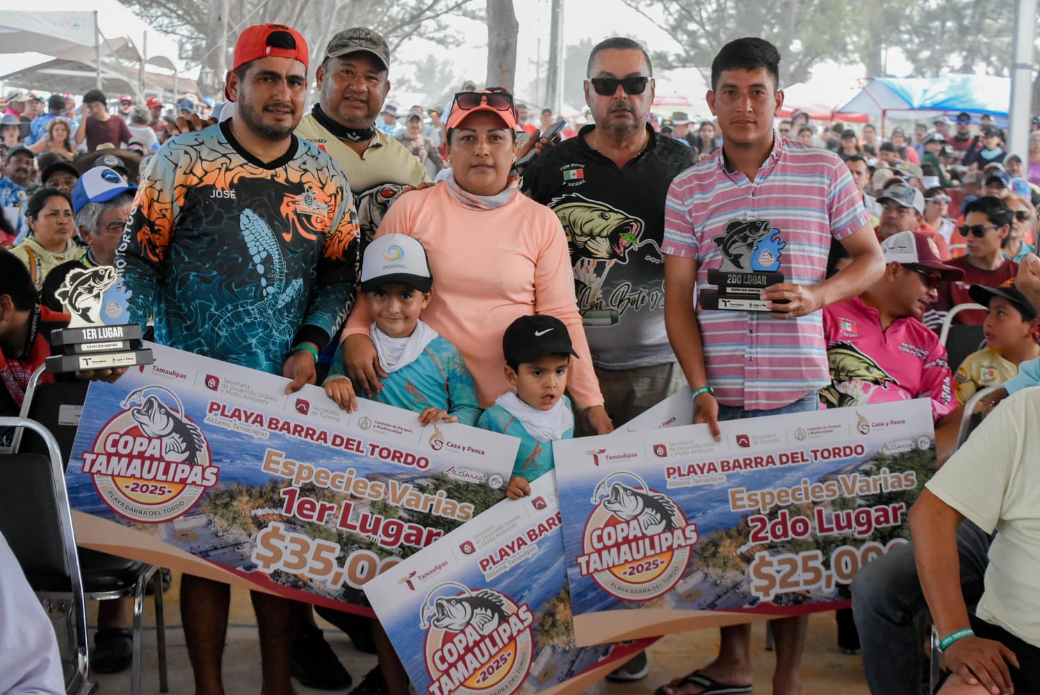 Rompe récord de participación en pesca deportiva Copa Tamaulipas 2025