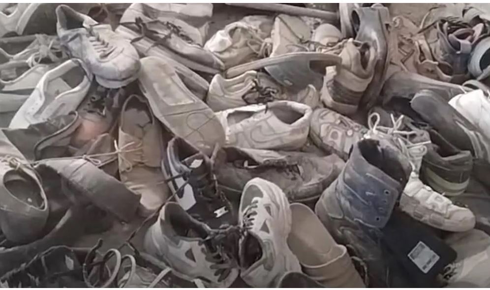 Hallan hornos clandestinos en Jalisco; había 400 pares de zapatos, ropa y maletas
