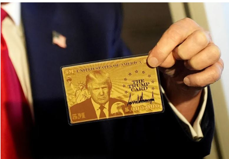 “Por 5 millones de dólares es tuya” Donal Trump presenta su “Gold Card”