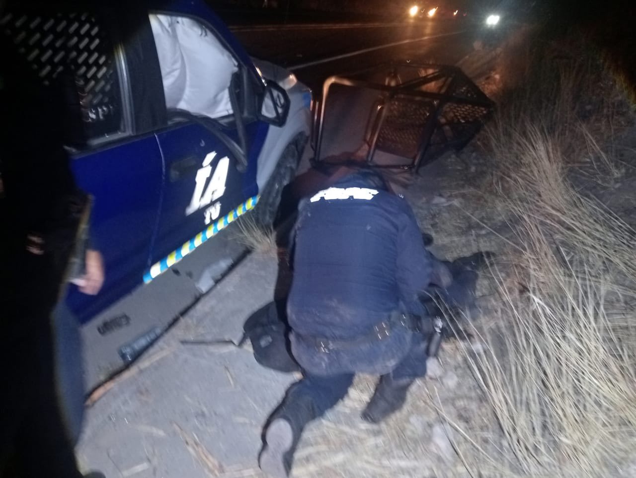 Choque en carretera de Guanajuato deja un policía muerto y cinco heridos