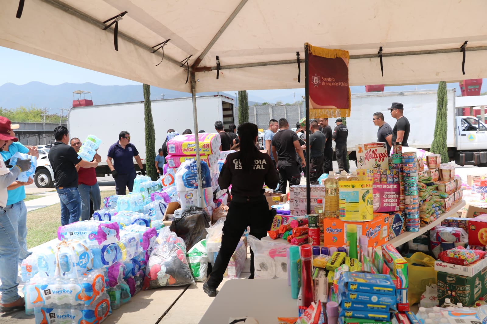 Suma esfuerzos SSPT con DIF Tamaulipas para ayudar afectados por inundaciones